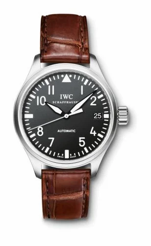 IWC Pilot's Watch Midsize / Brown Alligator IW3256-04 (3256-04, IW325604)